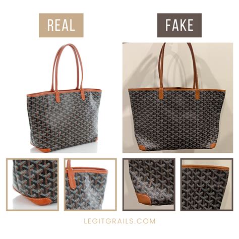 how to identify a fake goyard bag